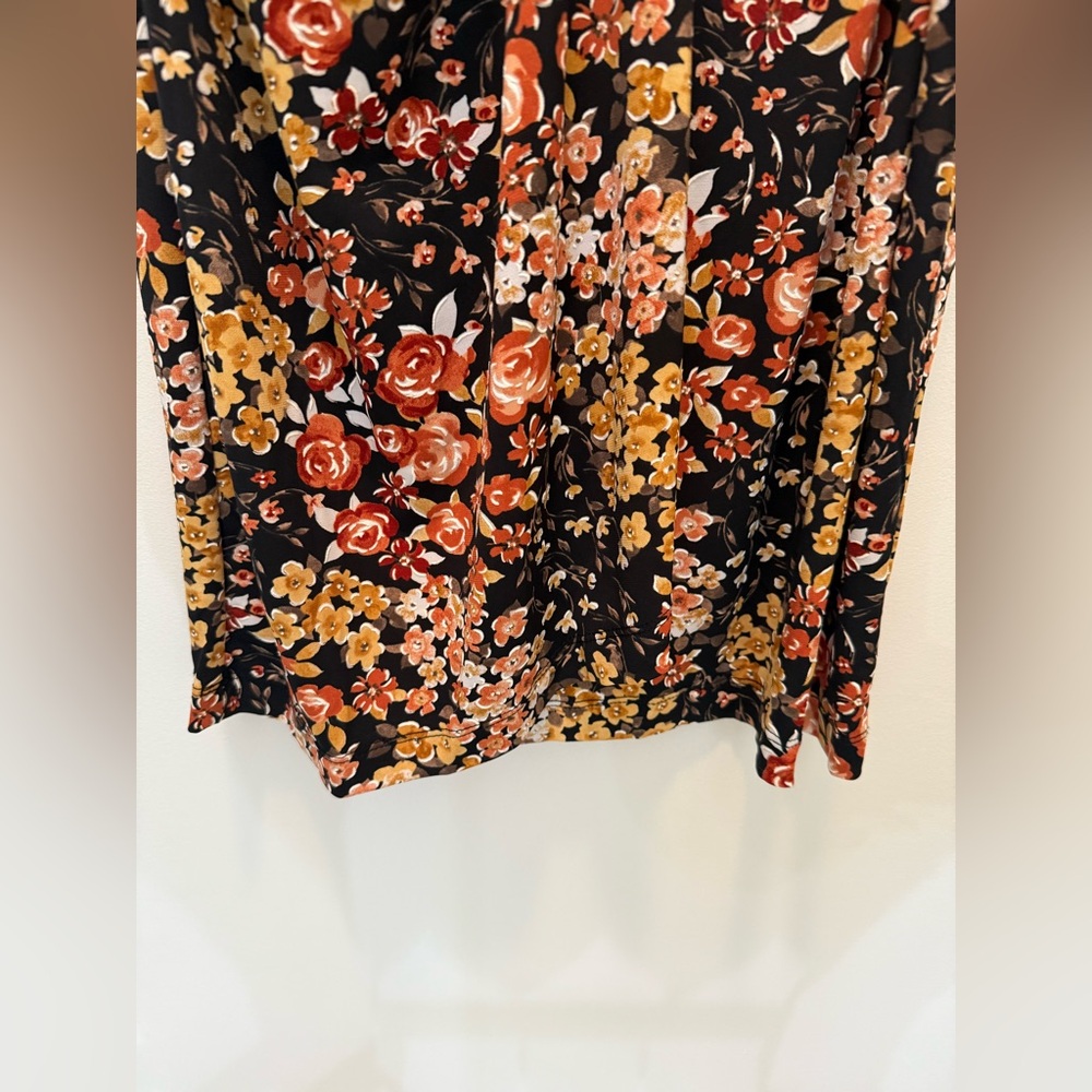 NWT Perceptions New York Floral Wrap Dress - Size S - Picture 4 of 11